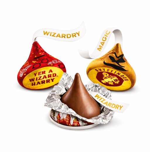 Hershey's Kisses Chocolate con Leche – Envoltorios de Harry Potter – Bolsa a Granel Económica