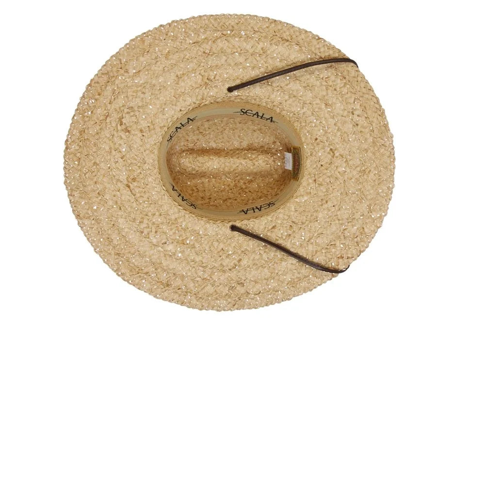 Scala Carina - Wide Brim Straw Sun Hat