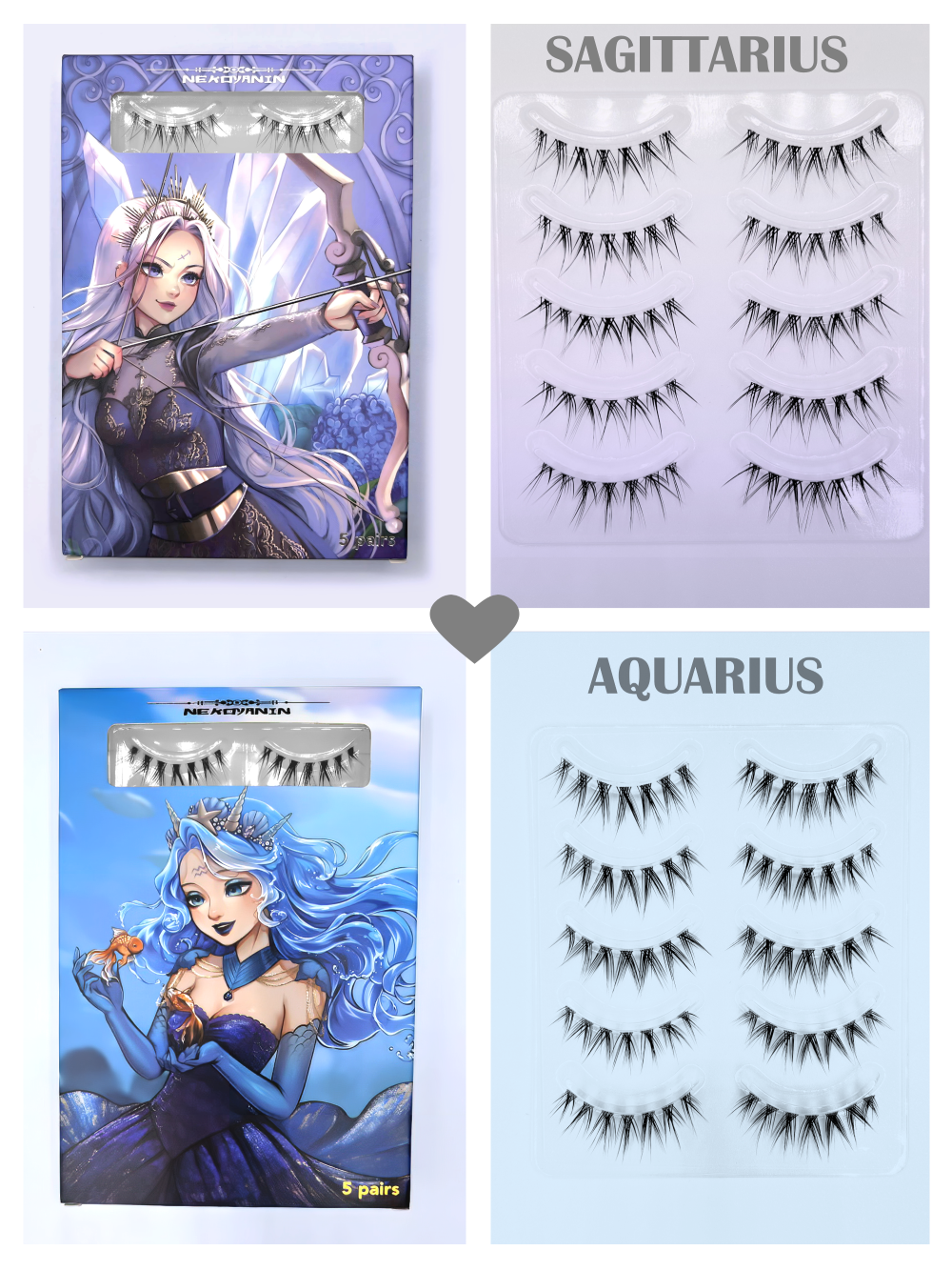 Pestañas Manga Zodiac