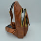 Ergonomic Structured Sling Backpack with Multi-Pocket Storage