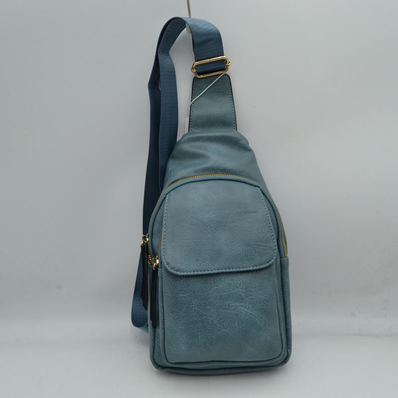 Ergonomic Structured Sling Backpack with Multi-Pocket Storage