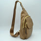 Ergonomic Structured Sling Backpack with Multi-Pocket Storage