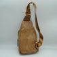 Braided Accent Sling Bag with Multi-Zipper Compartments