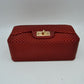 Textured Flap Shoulder Bag with Metallic Chain Strap