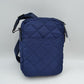 Structured Trapeze Handbag with Bamboo Ring Top Handles
