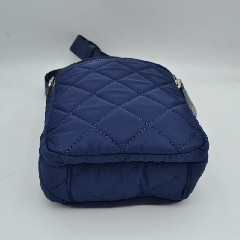 Structured Trapeze Handbag with Bamboo Ring Top Handles
