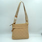 Quilted Crossbody Messenger Bag with Adjustable Strap