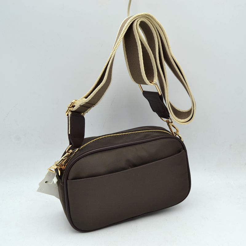 Compact Crossbody Camera Bag with Wide Shoulder Strap