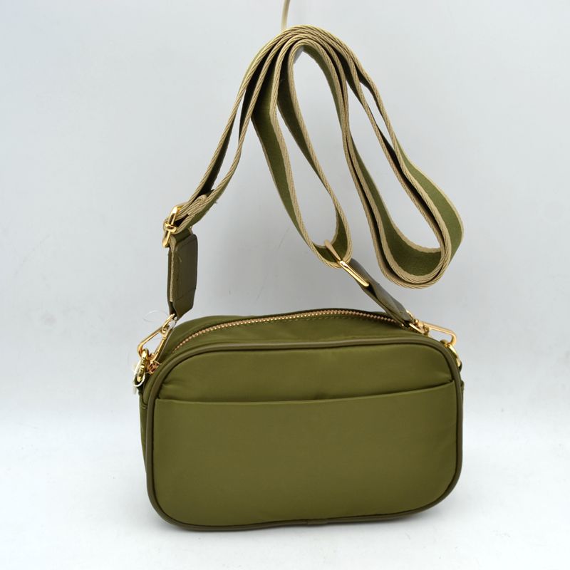 Compact Crossbody Camera Bag with Wide Shoulder Strap
