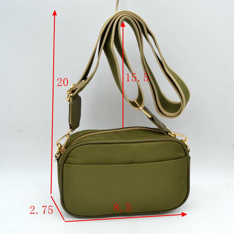 Compact Crossbody Camera Bag with Wide Shoulder Strap