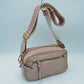 Guitar Strap Bag Multi-Zip Crossbody Bag