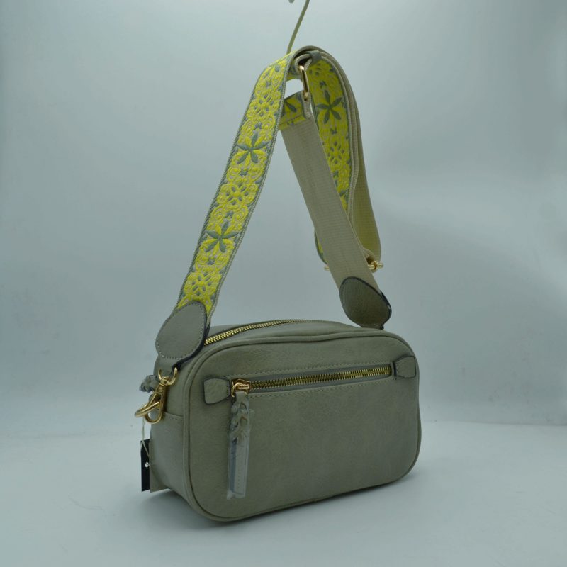 Guitar Strap Bag Multi-Zip Crossbody Bag