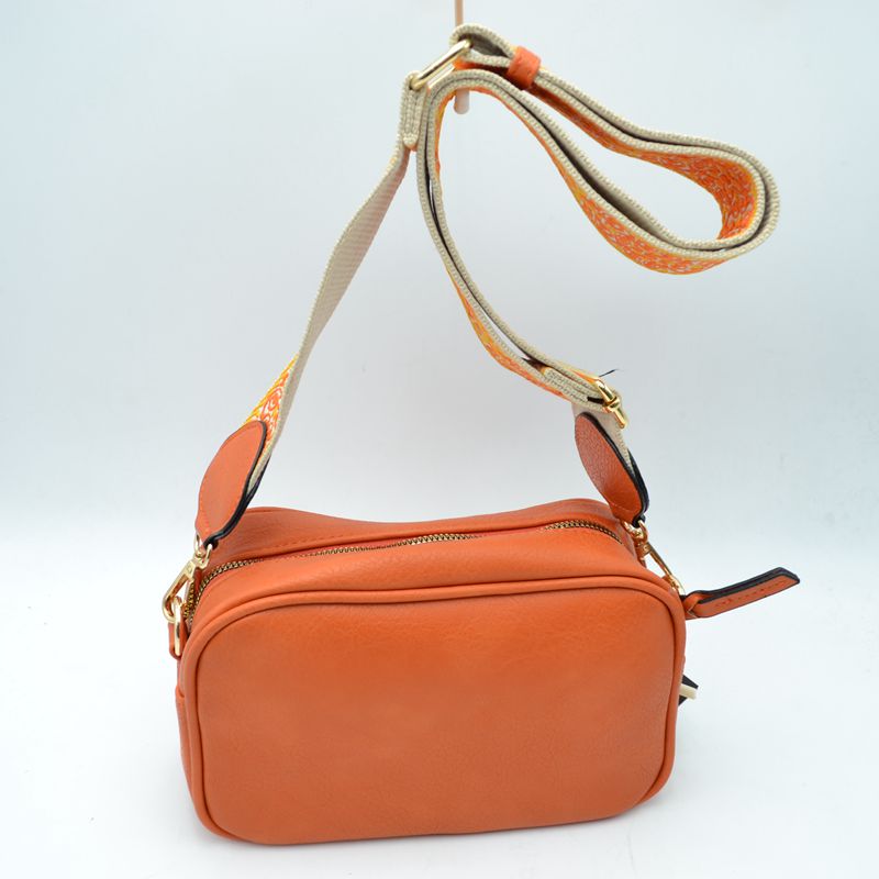 Guitar Strap Bag Multi-Zip Crossbody Bag