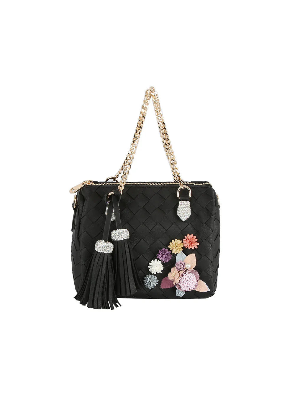Shoulder Bag with Matching Removable Zipper Pouch