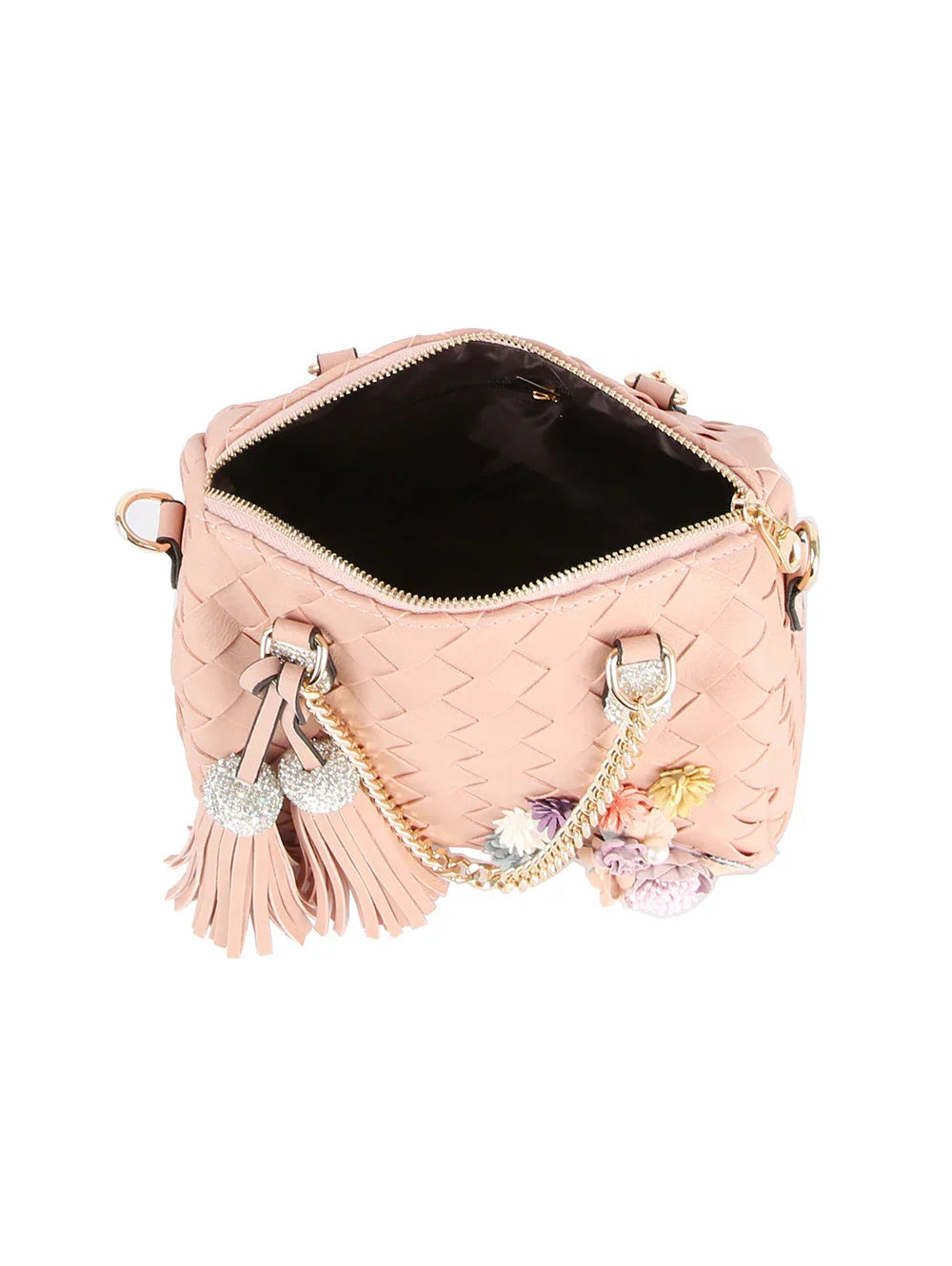 Shoulder Bag with Matching Removable Zipper Pouch