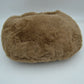 Fluffy Plush Crescent Hobo Handbag with Integrated Top Handle