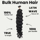 Cabello de Trenzar Humano 100% Virgen Latin Wave al por mayor