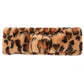 C.C Leopard Pattern Faux Fur Headwrap