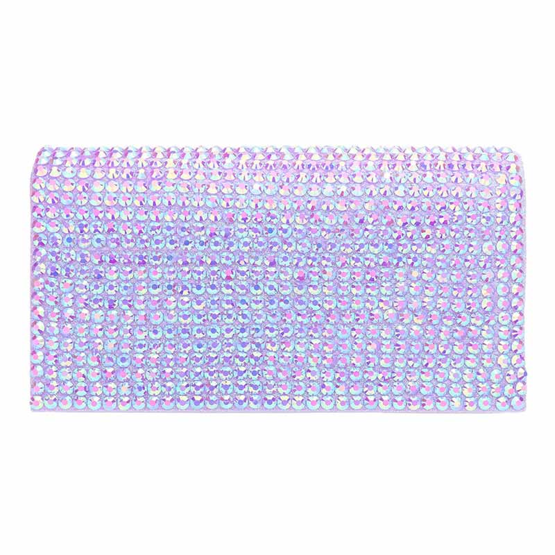 Bling Studded Evening Clutch Crossbody Bag