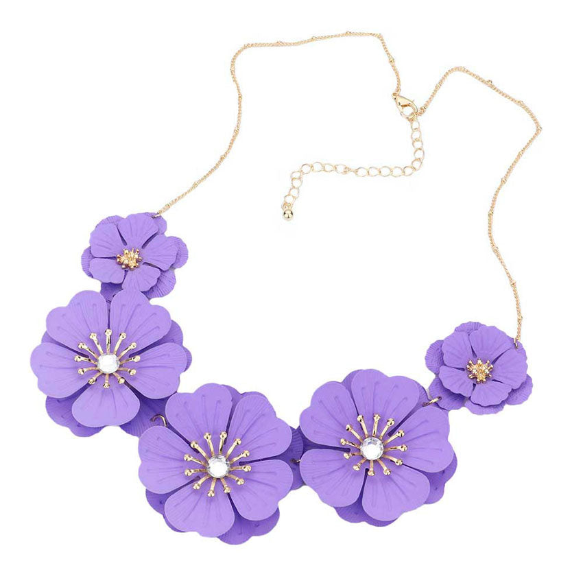 Bloom Flower Link Necklace