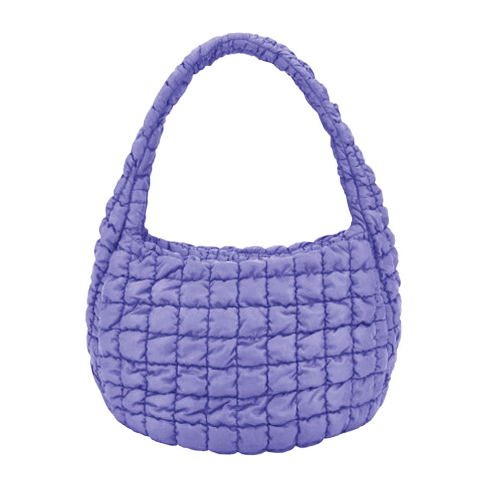 Quilted Puffer Shoulder Crossbody Bag