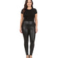 Sakkas Footless Ultra Slim Fit Matte Liquid Wet Look Leggings
