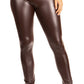 Sakkas Footless Ultra Slim Fit Matte Liquid Wet Look Leggings