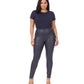 Sakkas Footless Ultra Slim Fit Matte Liquid Wet Look Leggings