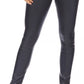 Sakkas Footless Ultra Slim Fit Matte Liquid Wet Look Leggings