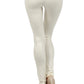 Sakkas Footless Ultra Slim Fit Matte Liquid Wet Look Leggings
