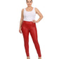 Sakkas Footless Ultra Slim Fit Matte Liquid Wet Look Leggings