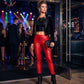 Sakkas Footless Ultra Slim Fit Matte Liquid Wet Look Leggings