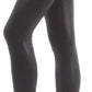 Sakkas Footless Ultra Slim Fit Matte Liquid Wet Look Leggings