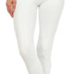 Sakkas Footless Ultra Slim Fit Matte Liquid Wet Look Leggings