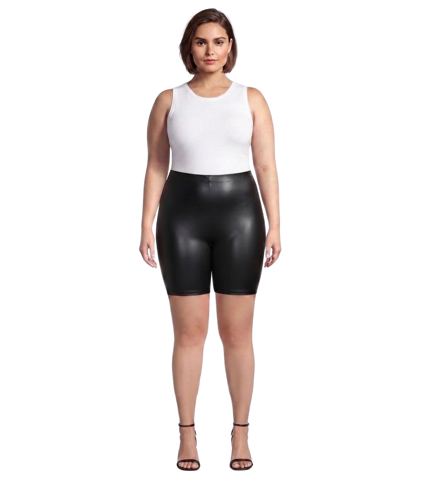 Sakkas Pantalones Cortos de Ciclismo Metálicos Brillantes Elásticos Unisex para Mujer - Hecho en EE. UU.