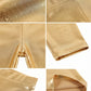 Sakkas Pantalones Cortos de Ciclismo Metálicos Brillantes Elásticos Unisex para Mujer - Hecho en EE. UU.