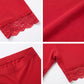 Sakkas Cotton Blend Lace Trim Stretch Bike Shorts - Made in USA