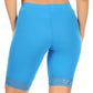 Sakkas Cotton Blend Lace Trim Stretch Bike Shorts - Made in USA