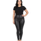 Sakkas Matte Liquid High Waist Stretch Leggings - Made in USA