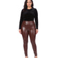 Sakkas Matte Liquid High Waist Stretch Leggings - Made in USA