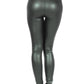 Sakkas Matte Liquid High Waist Stretch Leggings - Made in USA