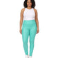 Sakkas Matte Liquid High Waist Stretch Leggings - Made in USA