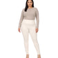 Sakkas Matte Liquid High Waist Stretch Leggings - Made in USA