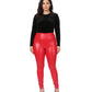 Sakkas Matte Liquid High Waist Stretch Leggings - Made in USA