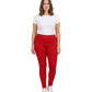 Sakkas Cotton Blend Solid Color Footless Stretch Leggings - Made in USA