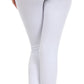 Sakkas Cotton Blend Solid Color Footless Stretch Leggings - Made in USA