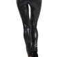 Sakkas Footless Liquid Wet Look Shiny Metallic Stretch Leggings