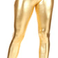 Sakkas Footless Liquid Wet Look Shiny Metallic Stretch Leggings