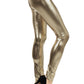 Sakkas Footless Liquid Wet Look Shiny Metallic Stretch Leggings