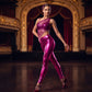 Sakkas Footless Liquid Wet Look Shiny Metallic Stretch Leggings
